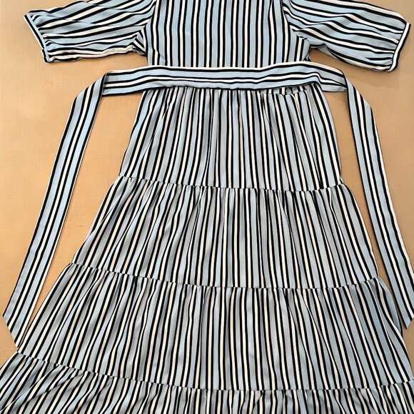 Kimi + Kai Maternity "Ruby" Nursing Maxi Shirt Dress - Picture 4 of 7